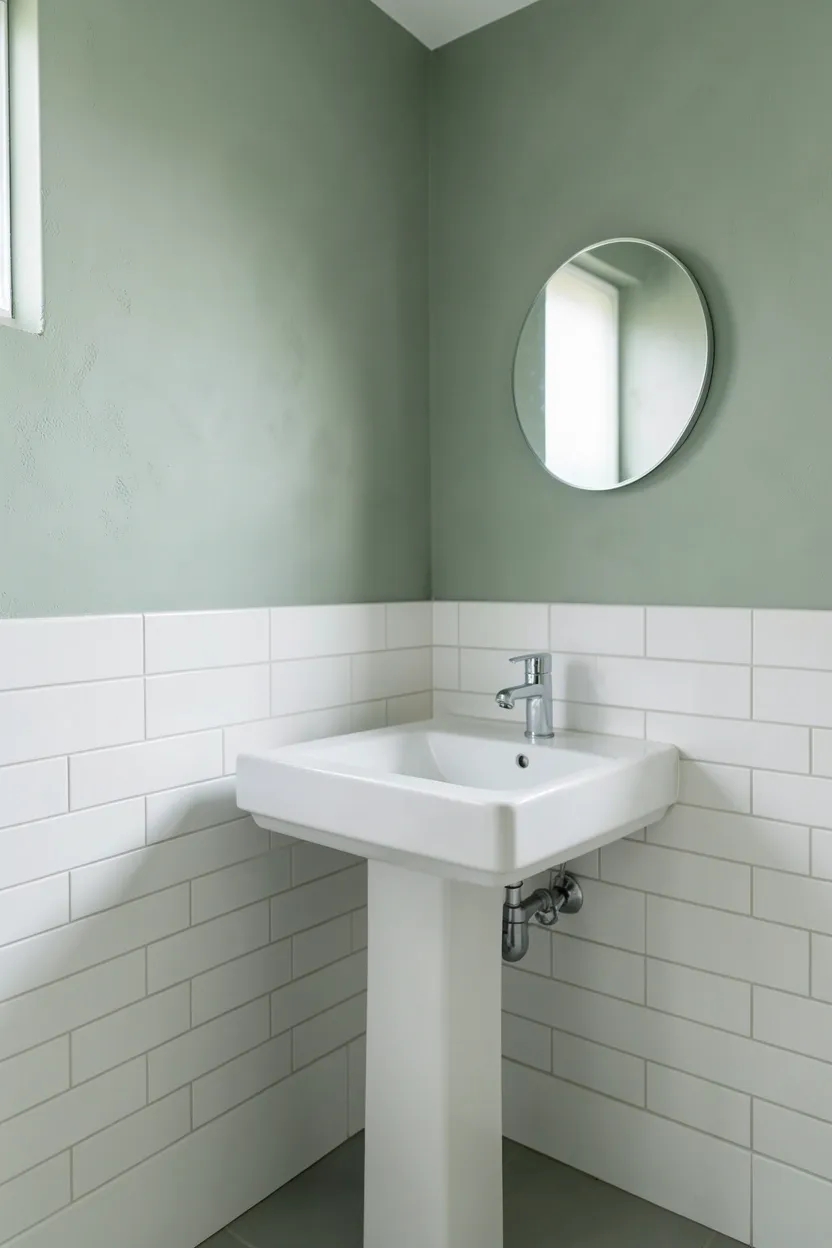 23 Inspiring Green Bathroom Ideas to Refresh Your Space for a Calm and Modern Bathroom