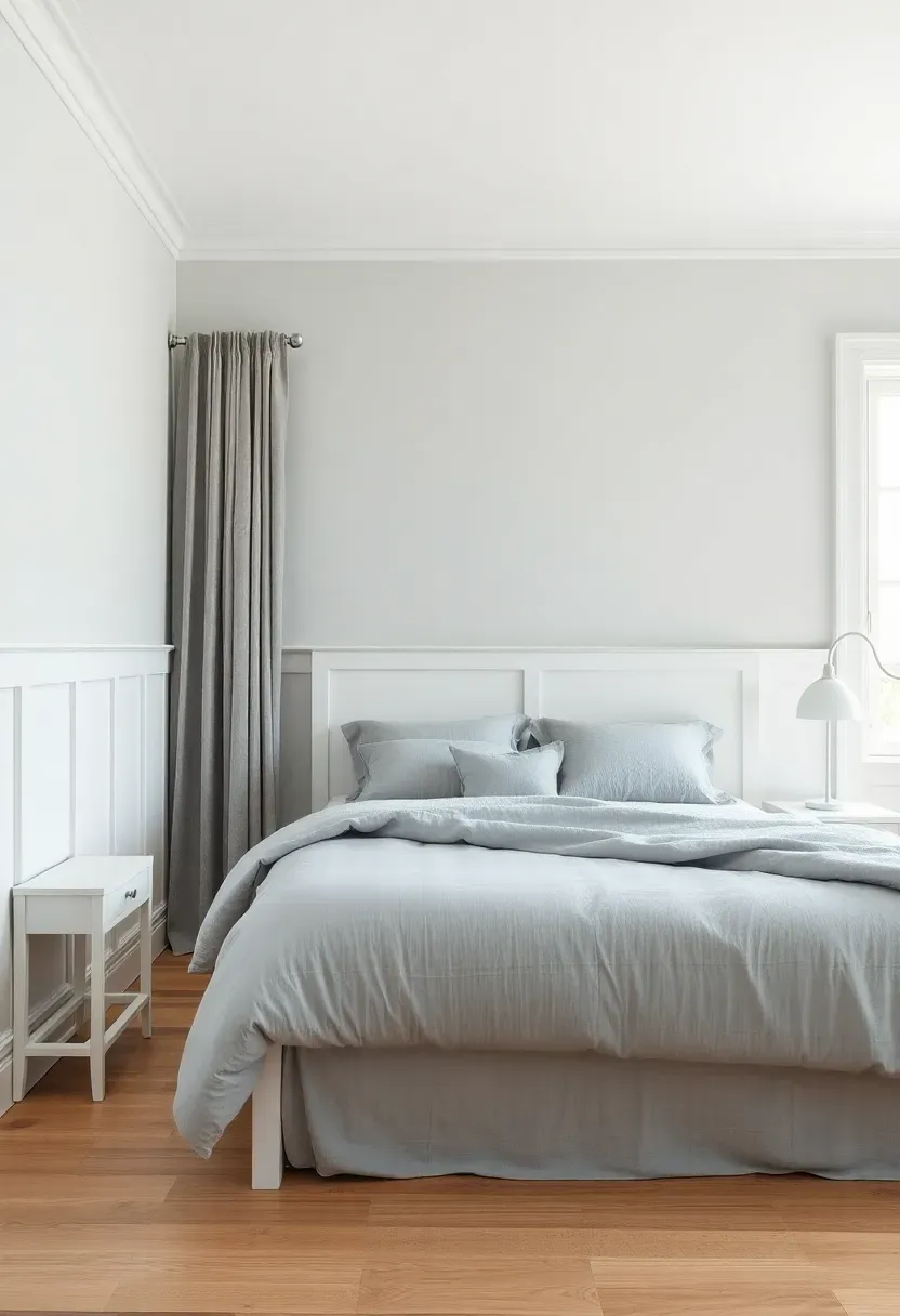 Two-Tone Grey and White Board and Batten