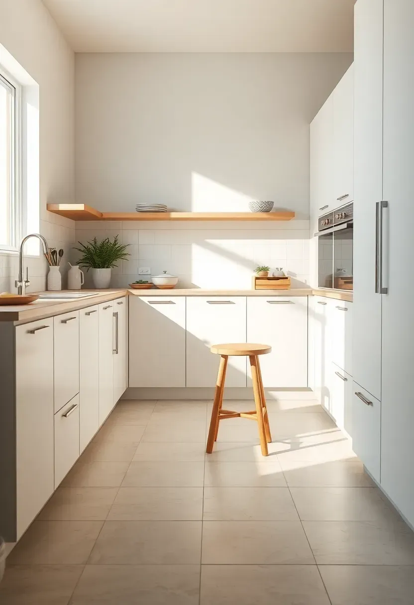 Matte porcelain floor grid for quiet texture