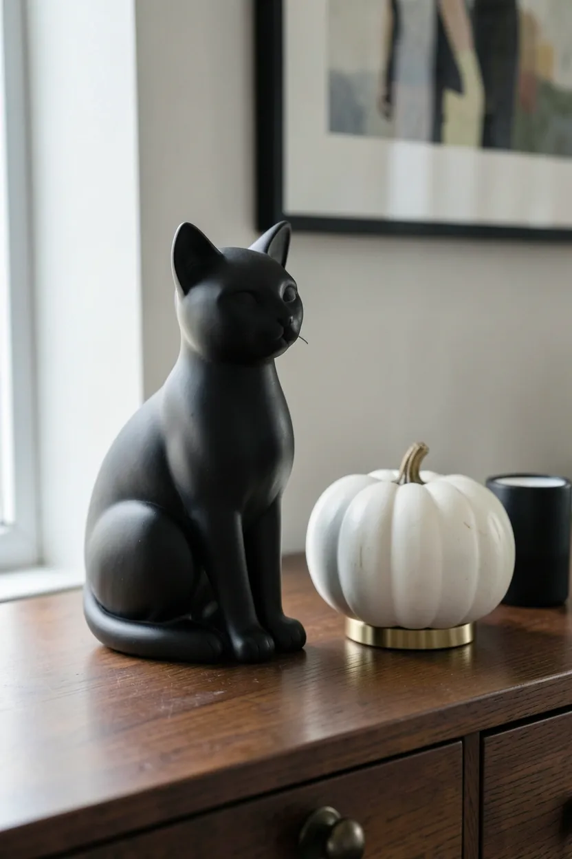 15. Refined Cat Decor