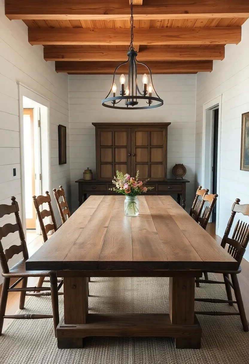 23 Charming Farmhouse Dining Room Ideas for a More Thoughtful Home