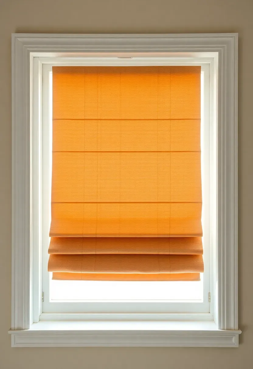 linen roman shades on sunroom windows providing soft light control and clean texture