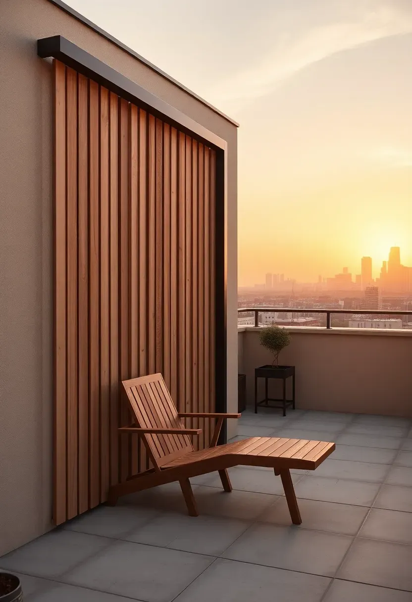 Vertical slat privacy screen