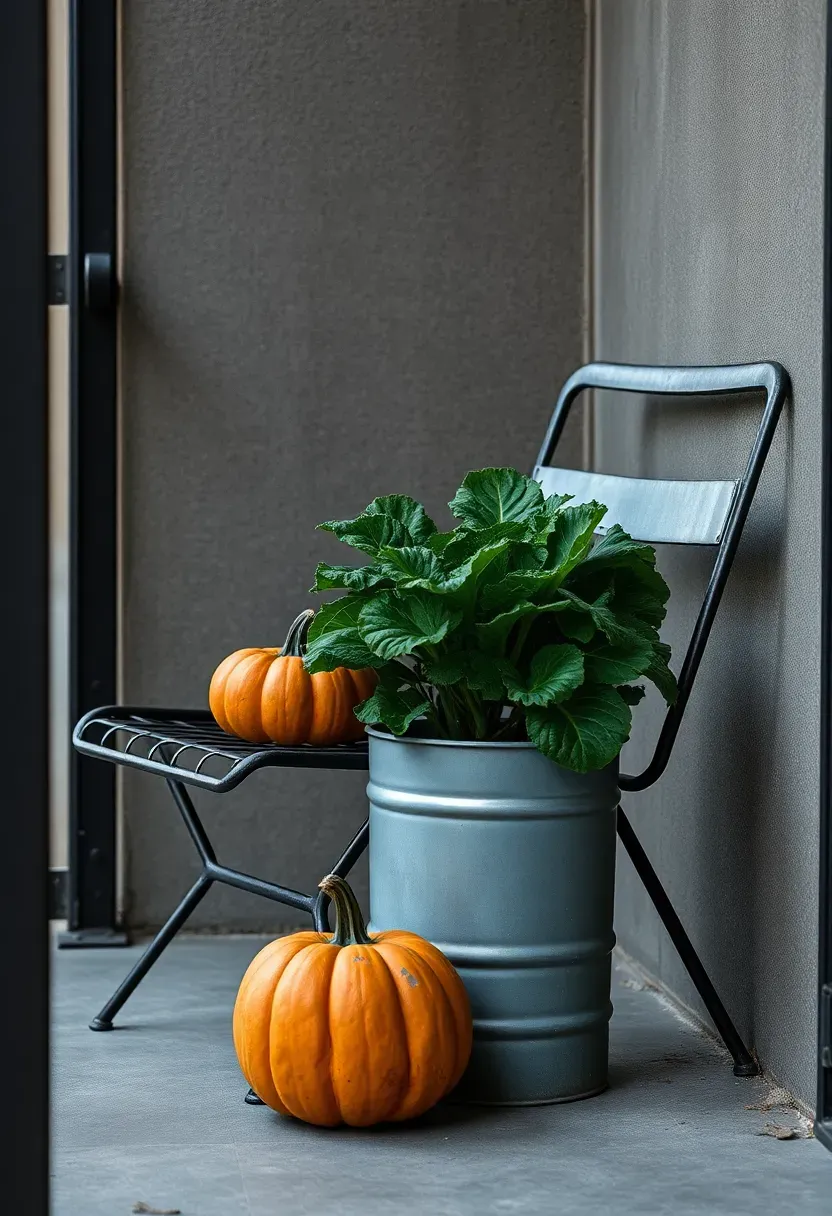 Industrial Metal Café Chair
