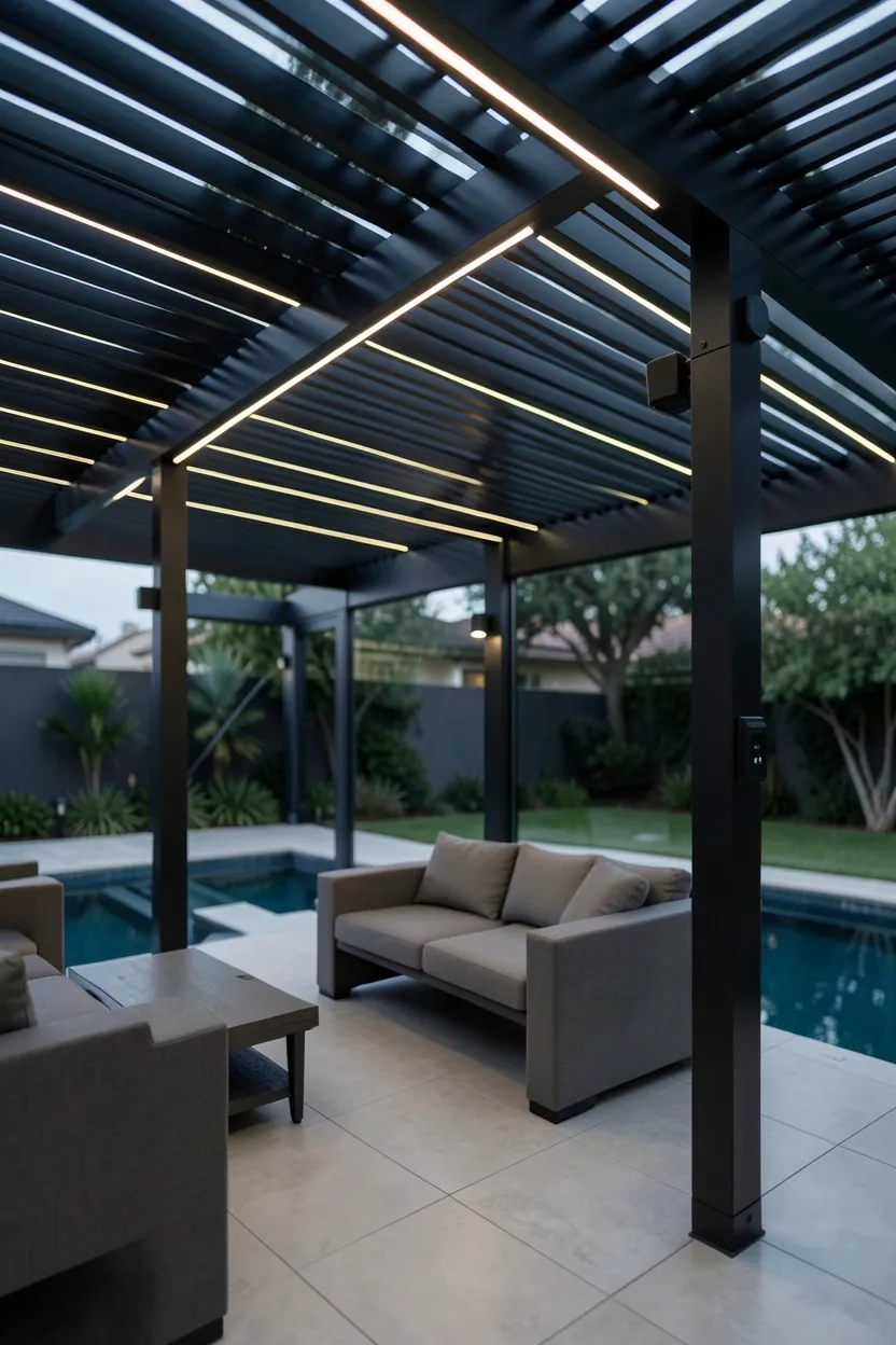 Bioclimatic Adjustable Pergola