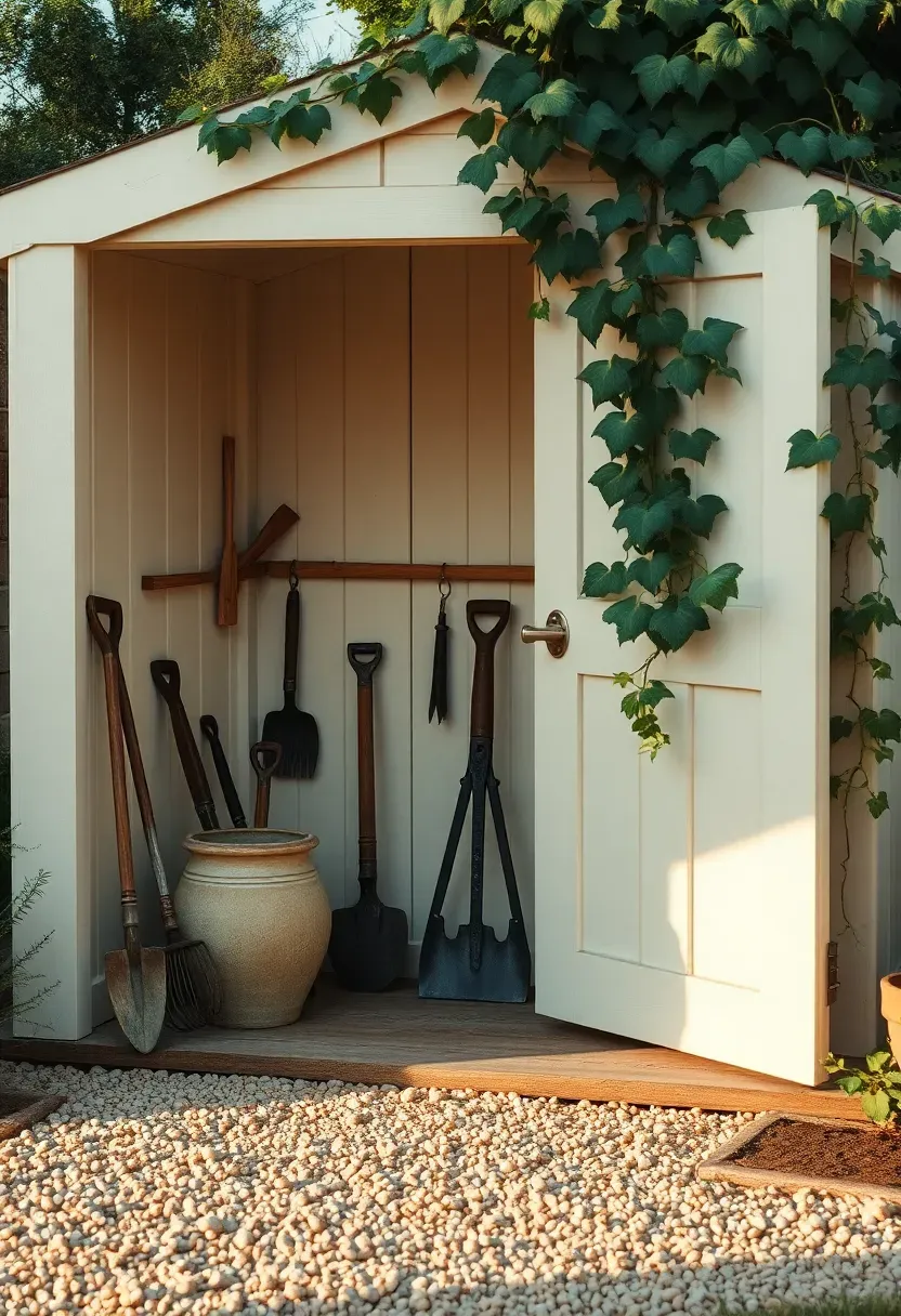 Milk-paint tool shed palette