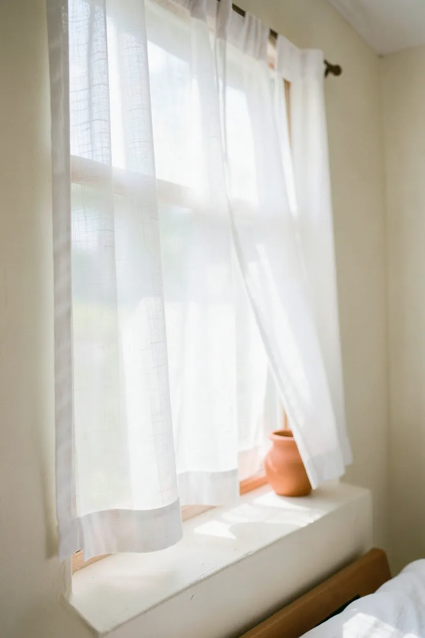 Dreamy Sheer Curtains at Windows