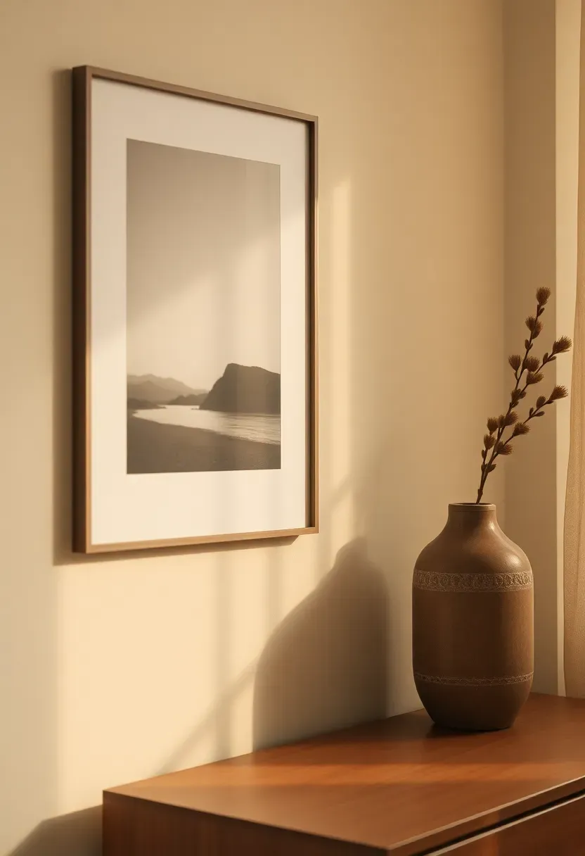 Moody art grid in thin frames