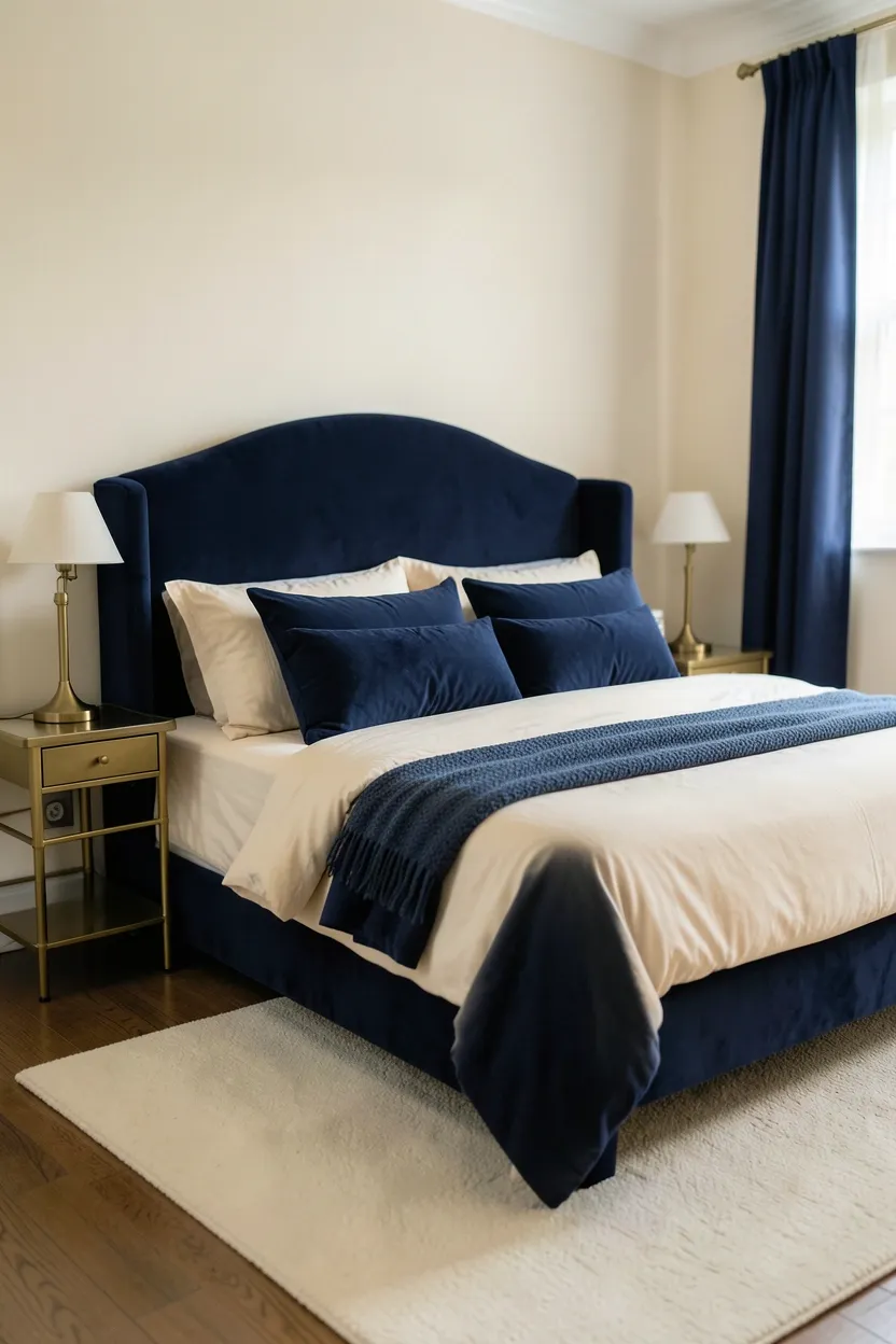 Modern Blue and Cream Minimalist Retreat