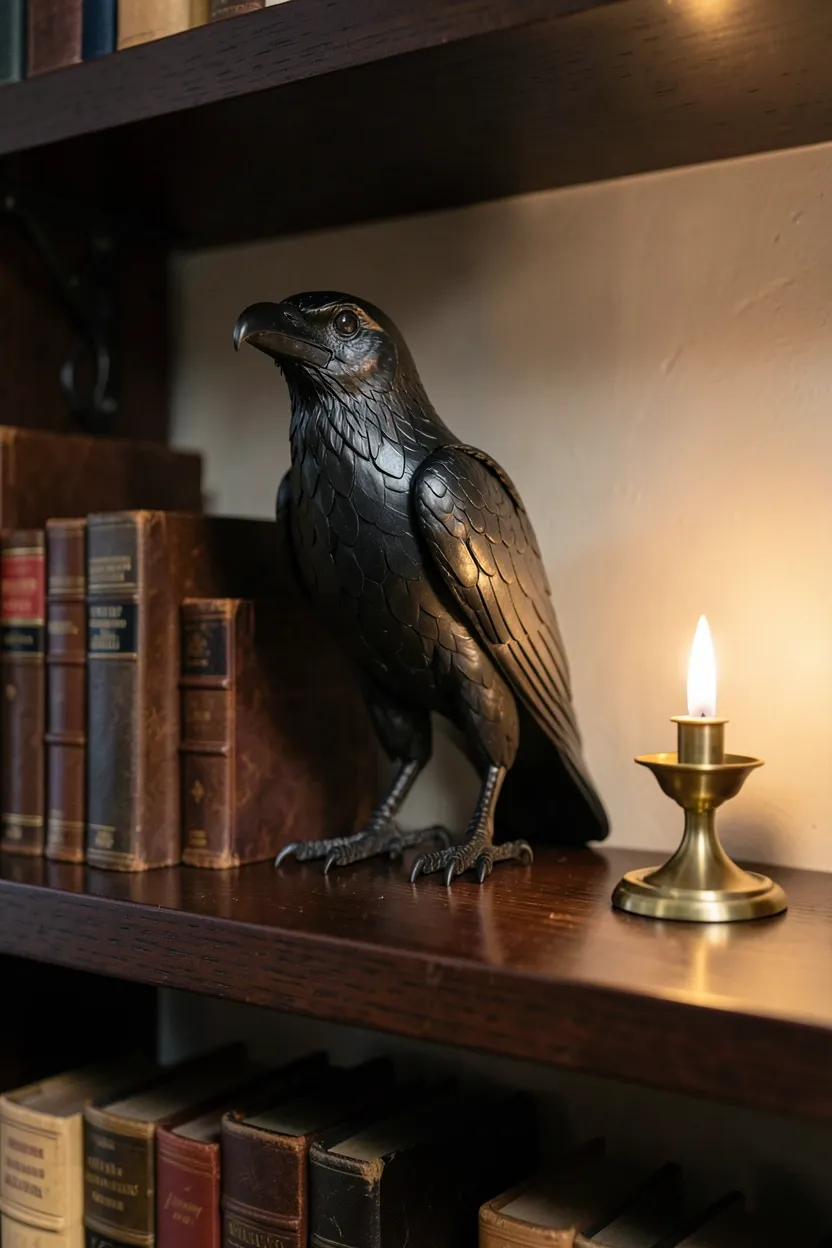 17. Sophisticated Raven Accents