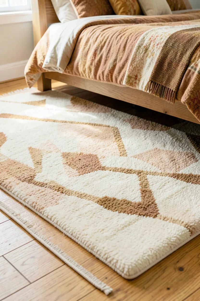 Plush Area Rug in Warm Tones