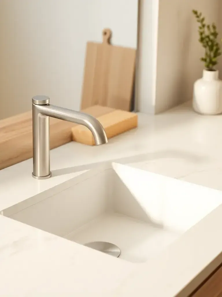 Low-contrast quartz with gentle veining