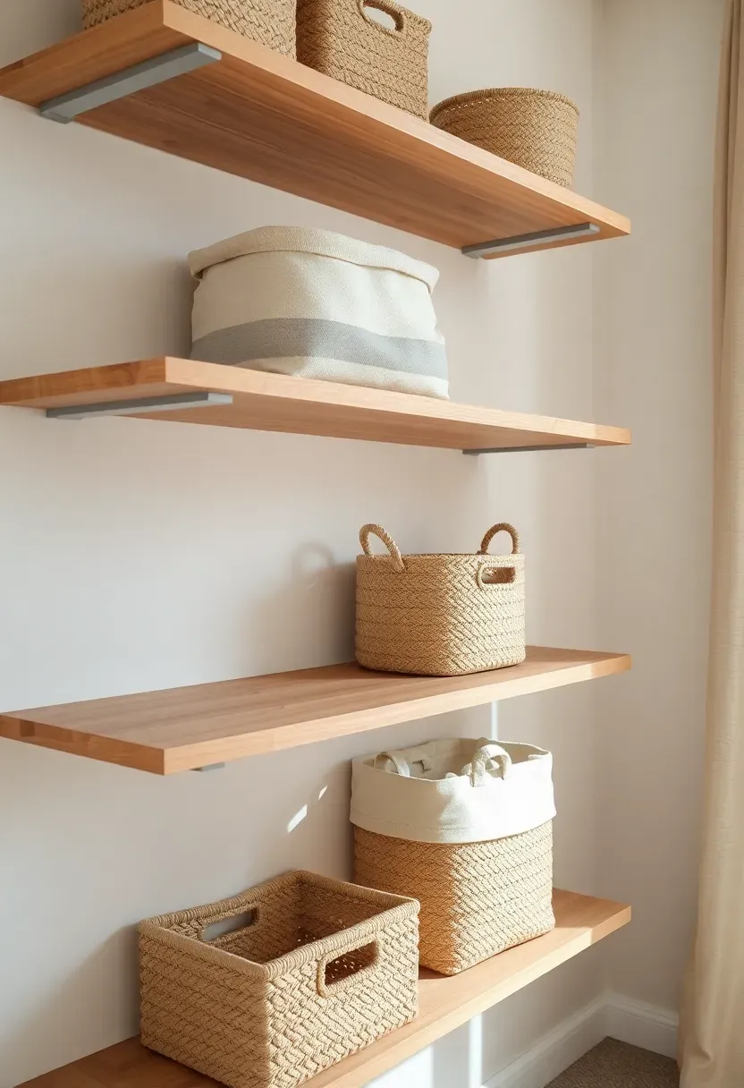 Low bed and furniture creating spacious feel