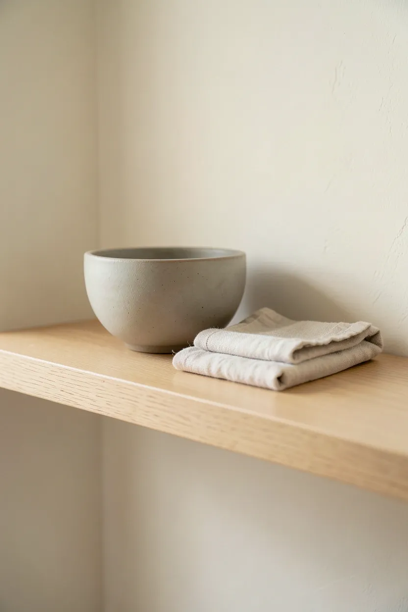 Clean laptop desktop with minimal folders — digital file organization as part of a minimalist lifestyle