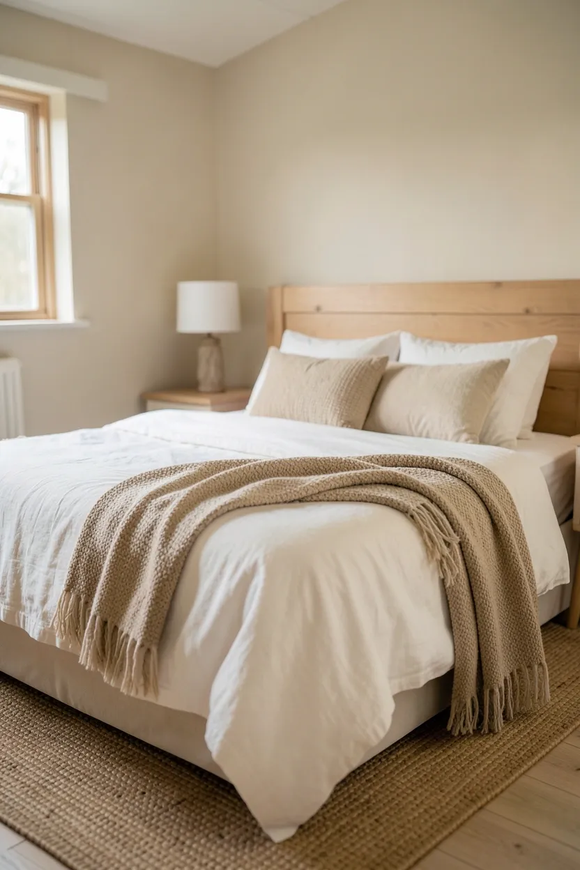 Neutral Color Palette with Textural Contrast