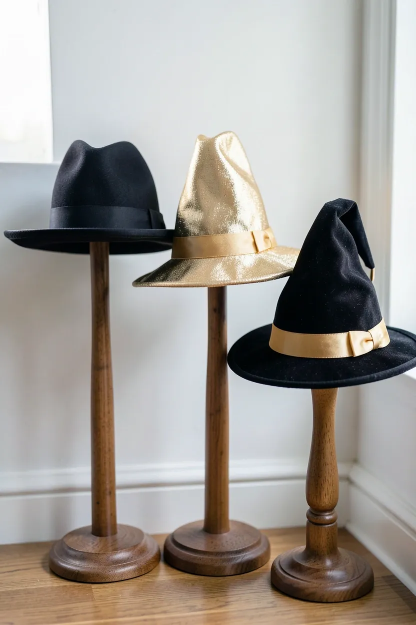 13. Elegant Witch Hat Display