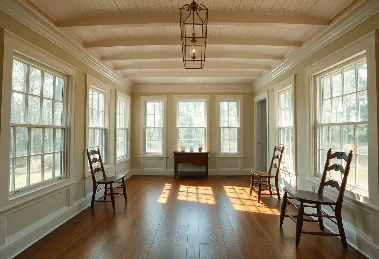 Tiny Colonial House Interior