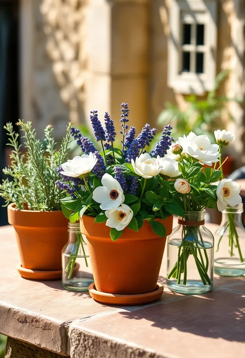 herb and flower combination bloom bar with lavender and rosemary