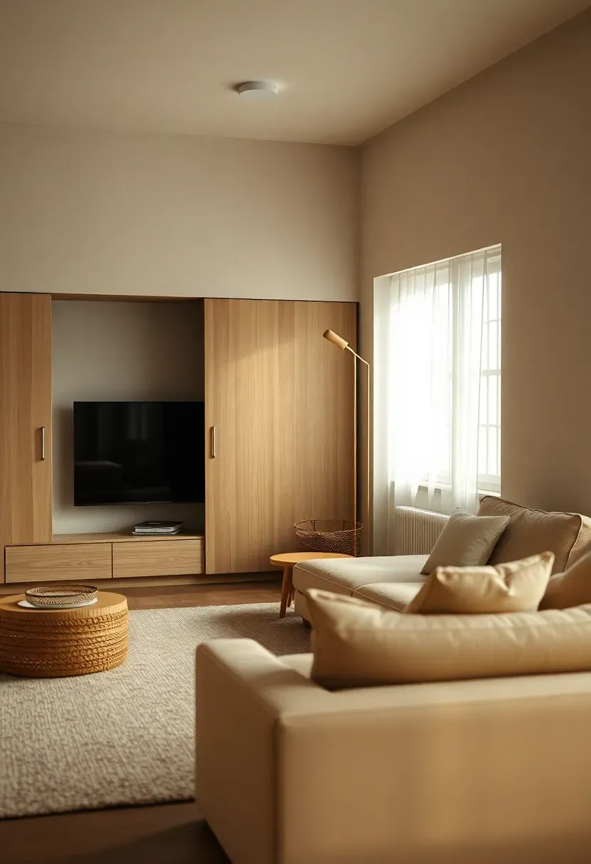 Sliding panel to hide TV and cables