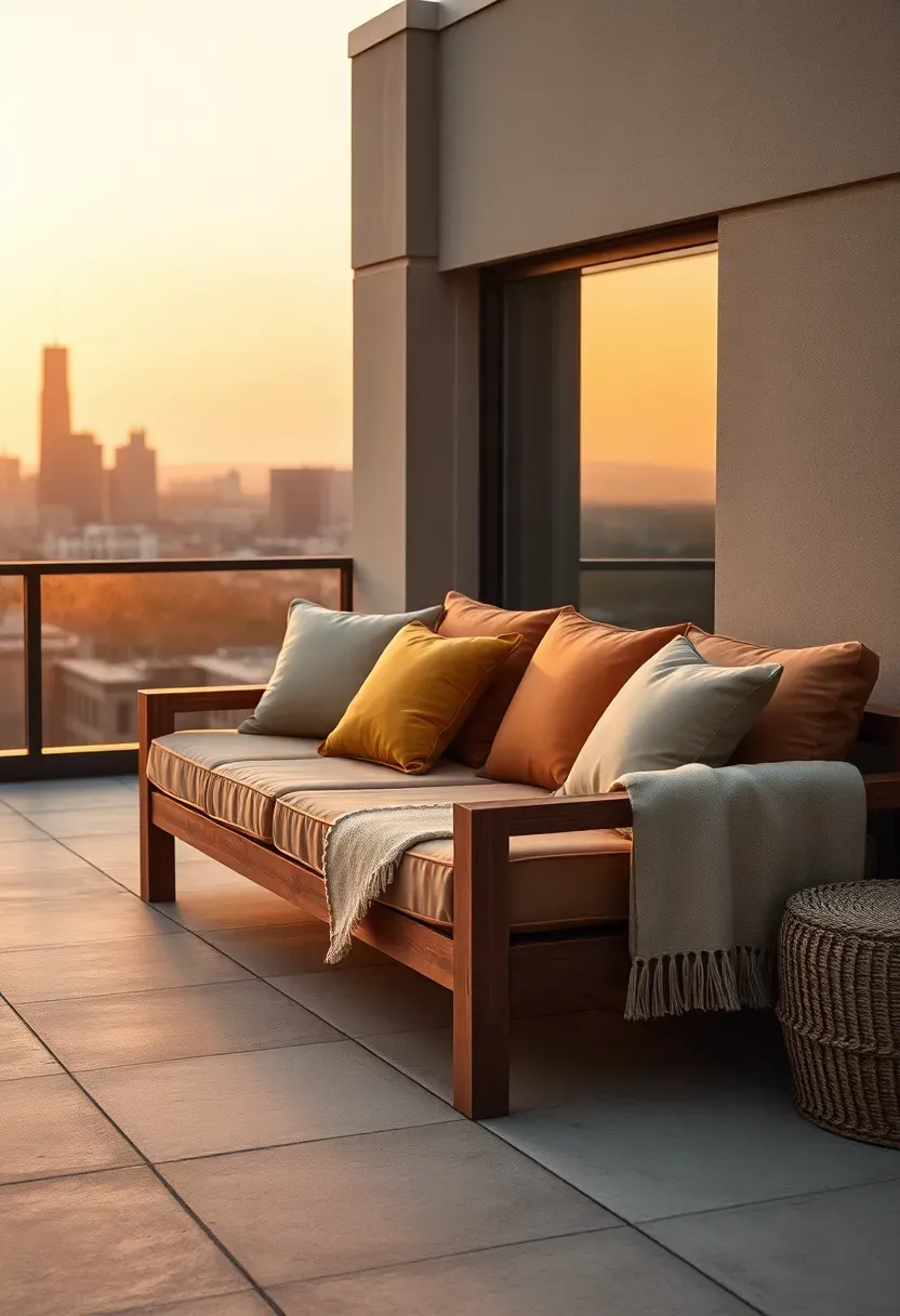 Warm cushion color mix