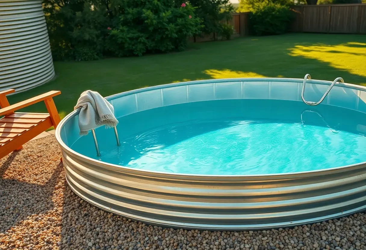 27 Backyard Stock Tank Pool Ideas