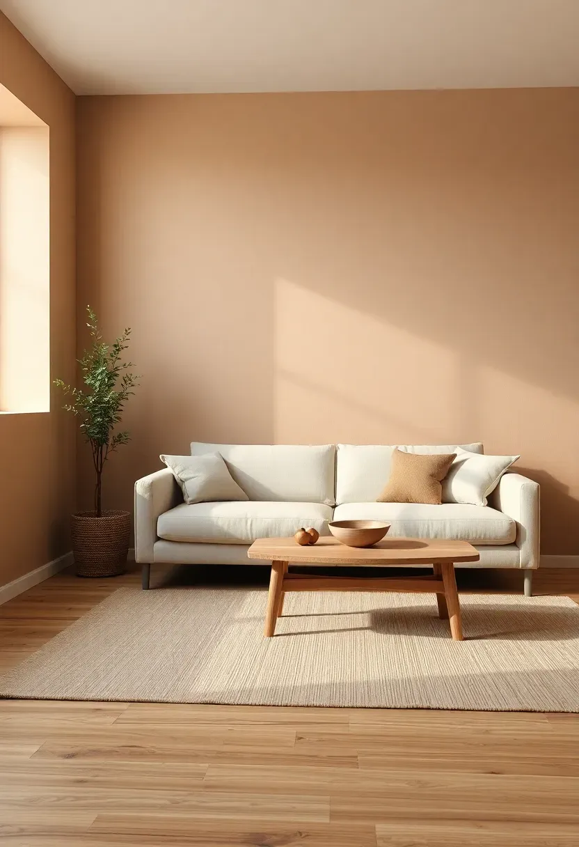 Clay Plaster Feature Wall as a Calm Backdrop