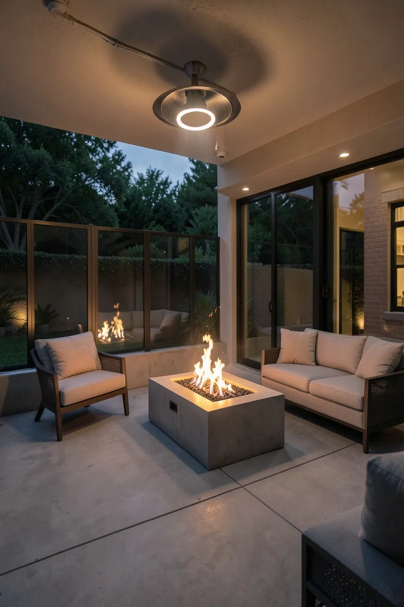 All-Season Patio with Heating Solutions