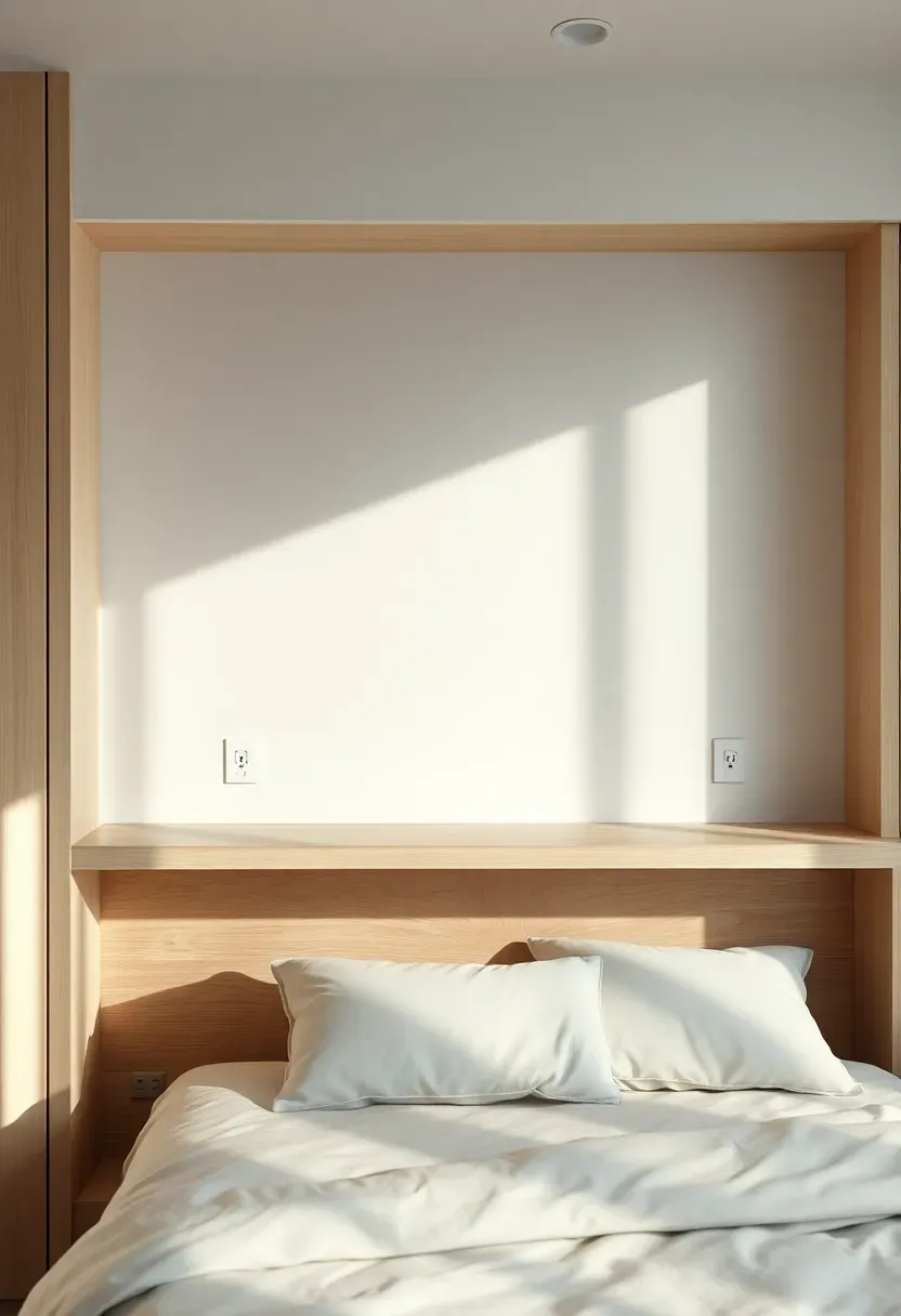 Continuous Built-In Headboard Shelf