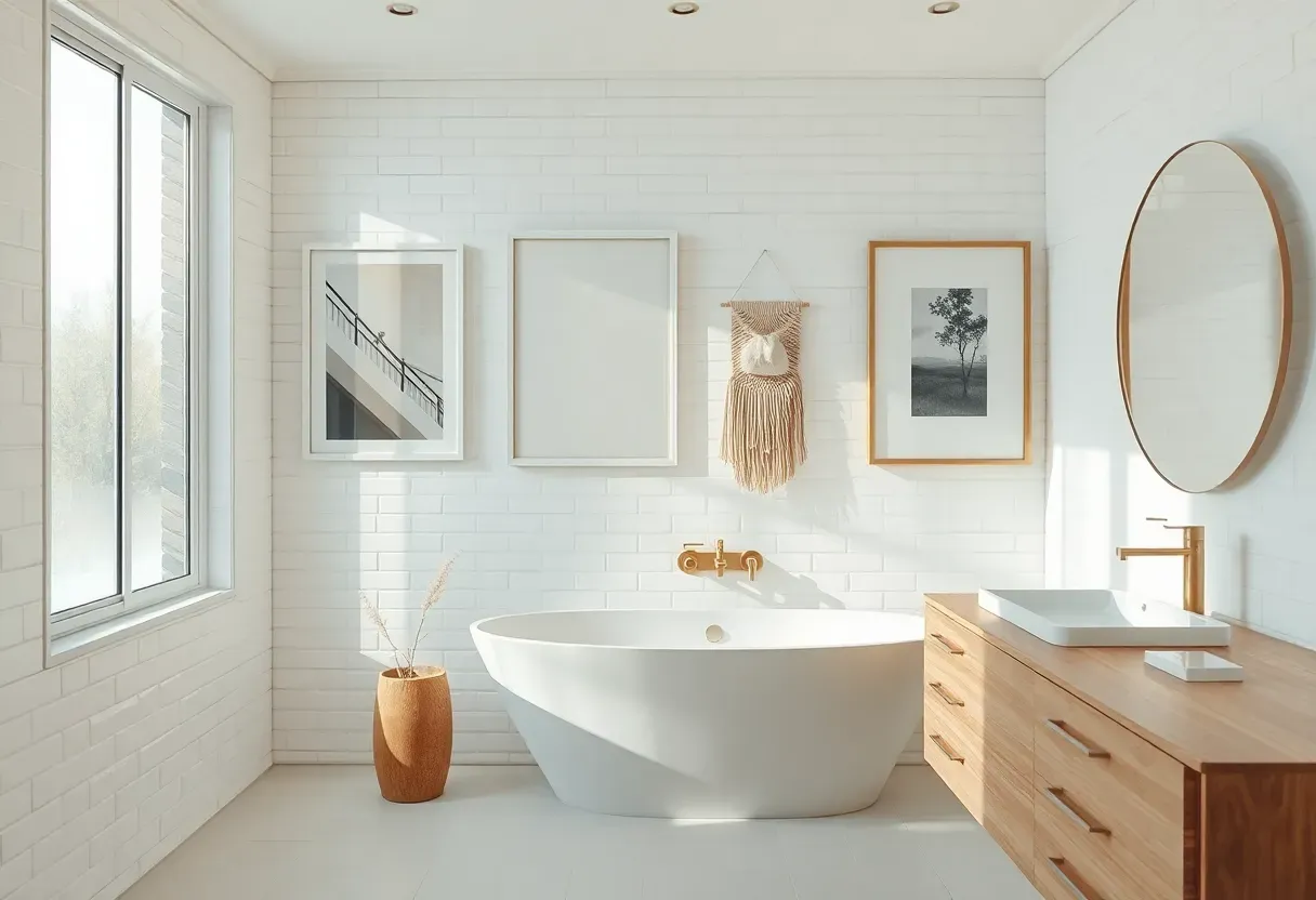 23 Bathroom Art Ideas to Decorate Bare Walls
