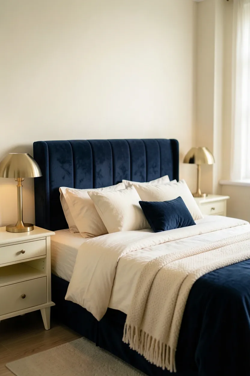 Shiplap Walls with Blue and Cream