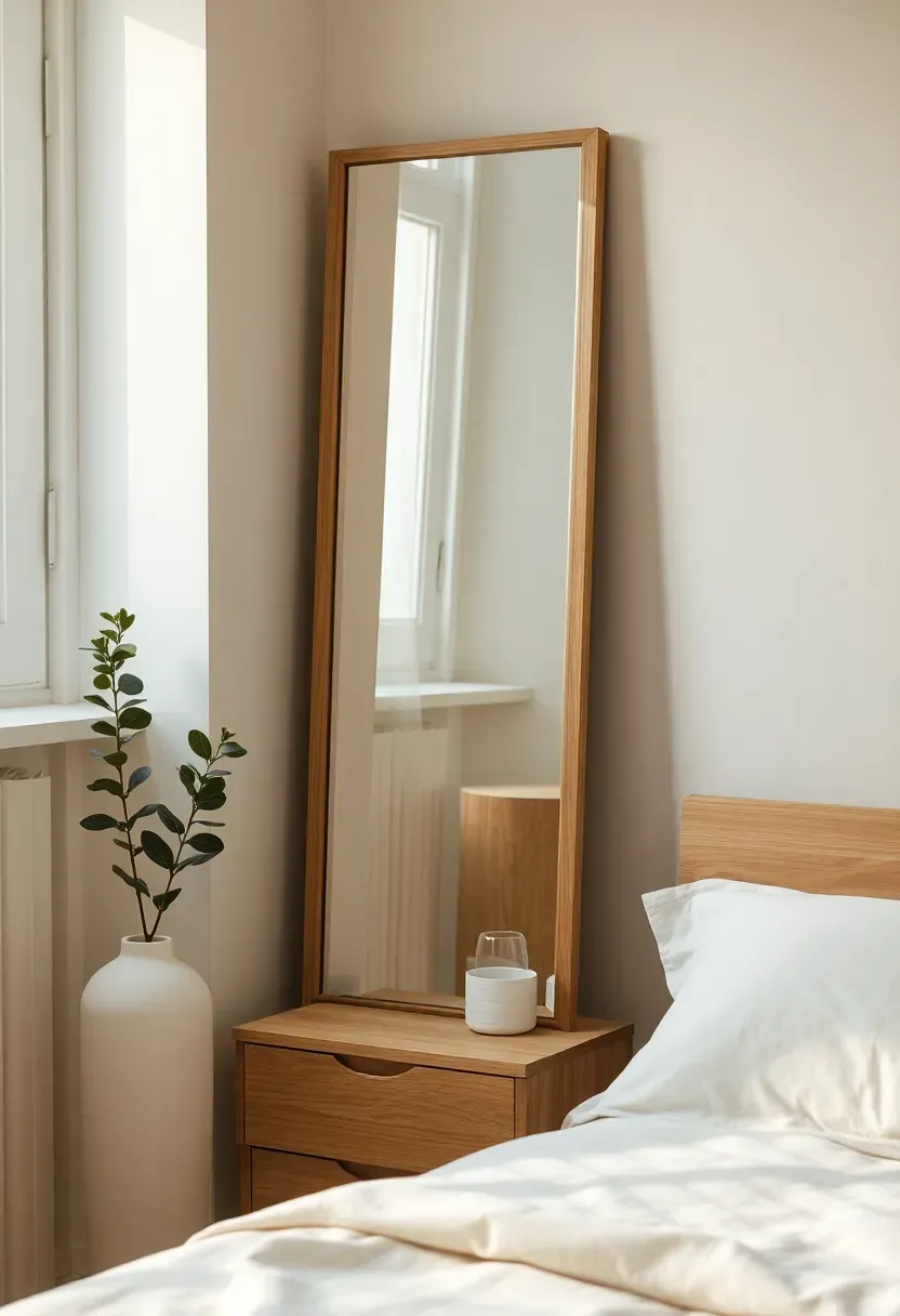 Mirror-and-plant pair to bounce daylight