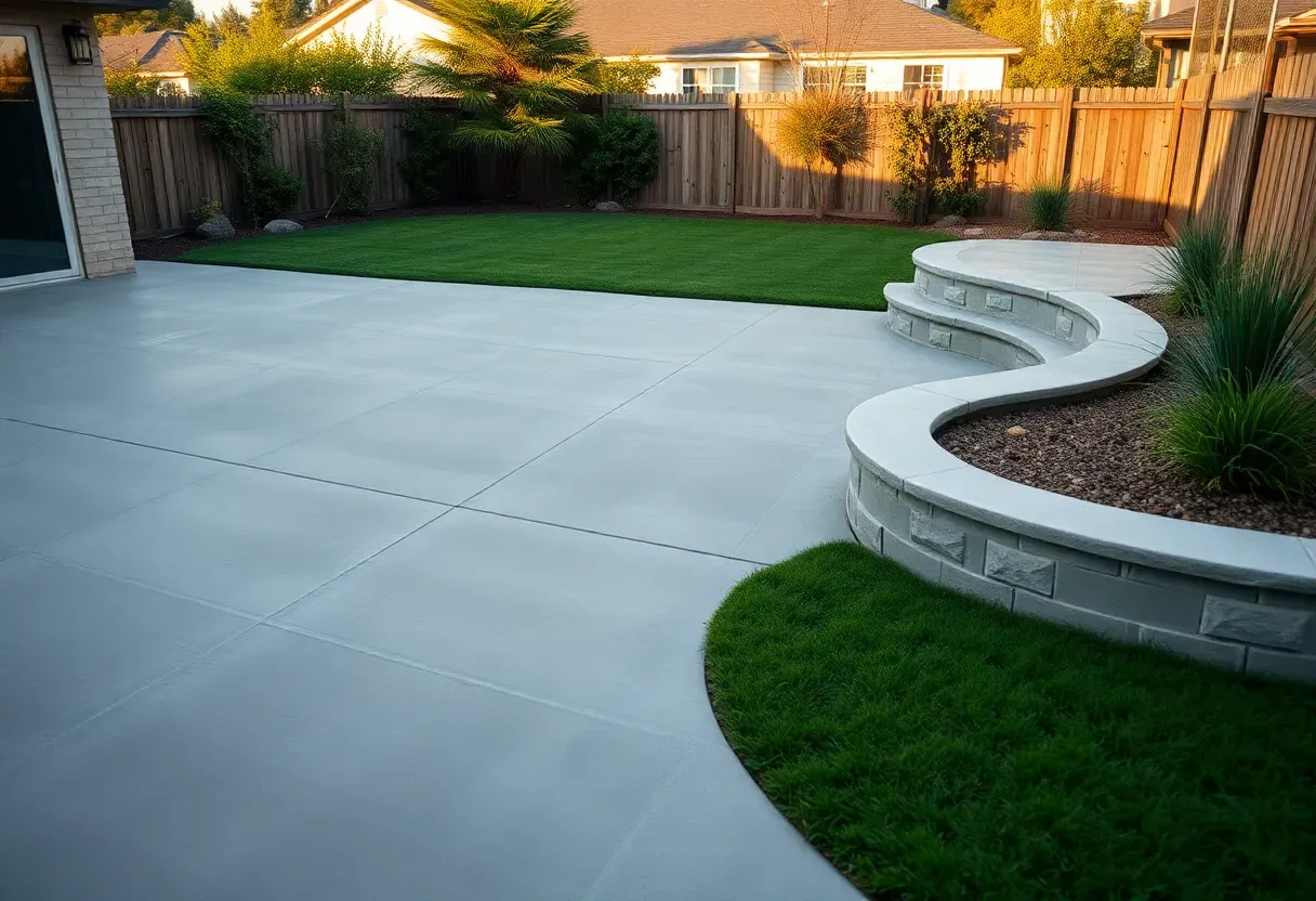 21 Backyard Concrete Ideas for Every Yard