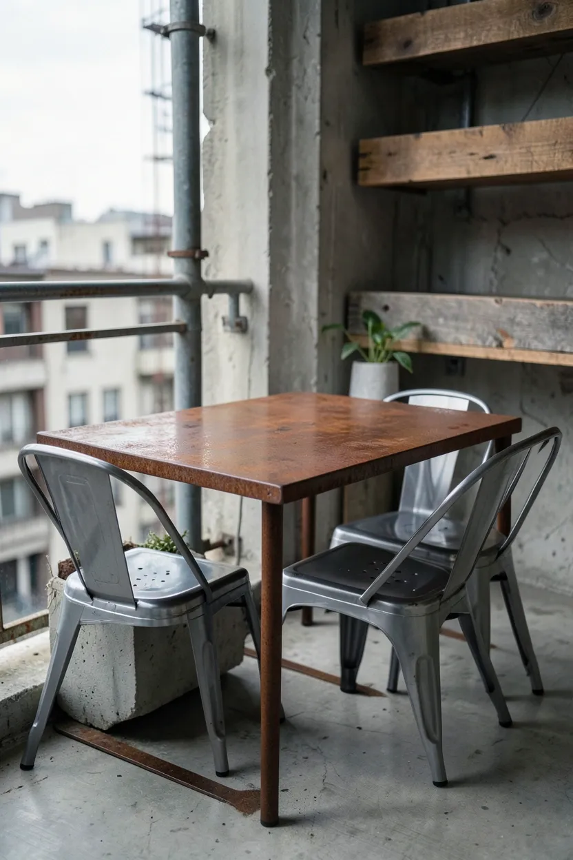 Industrial Chic Outdoor Space