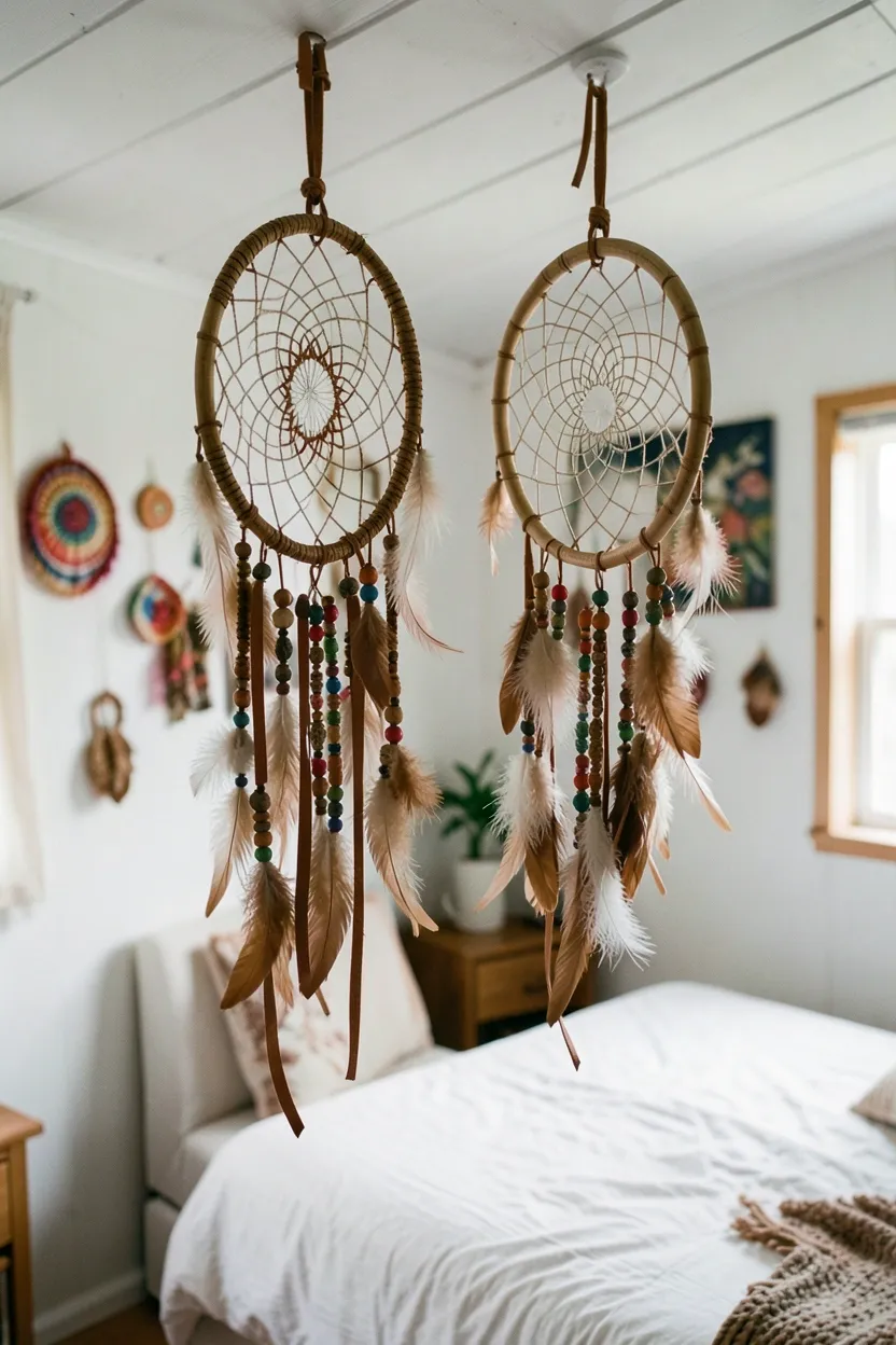 Dreamcatchers Above Bed