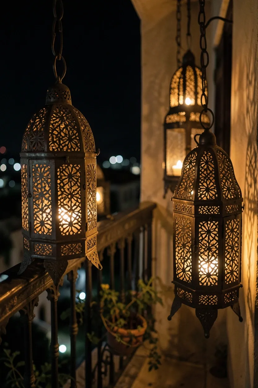 Moroccan Lanterns for Ambient Lighting