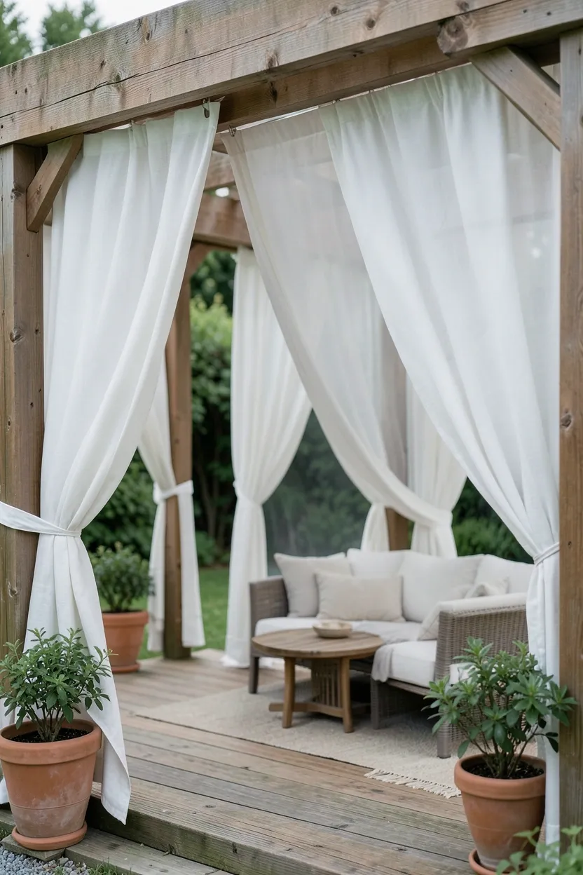 Glass Roof Pergola for Year-Round Use