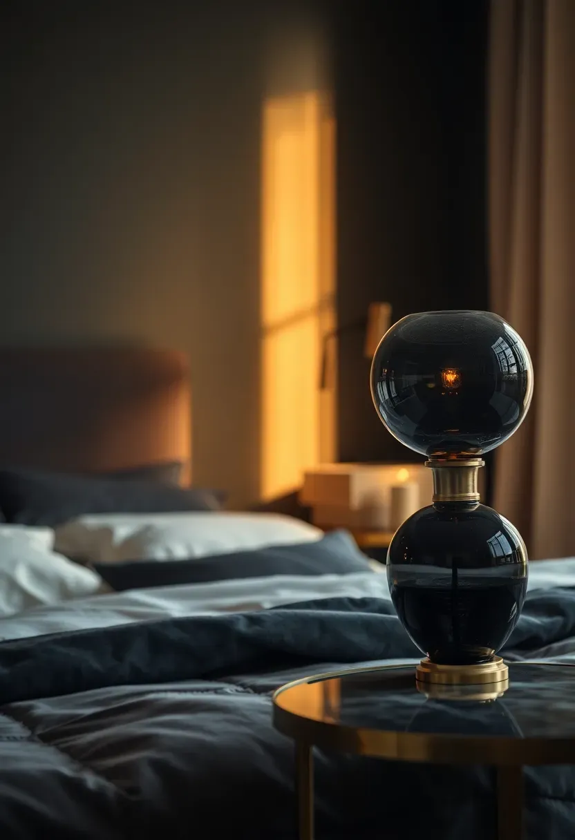 Modern glam with smoked glass details