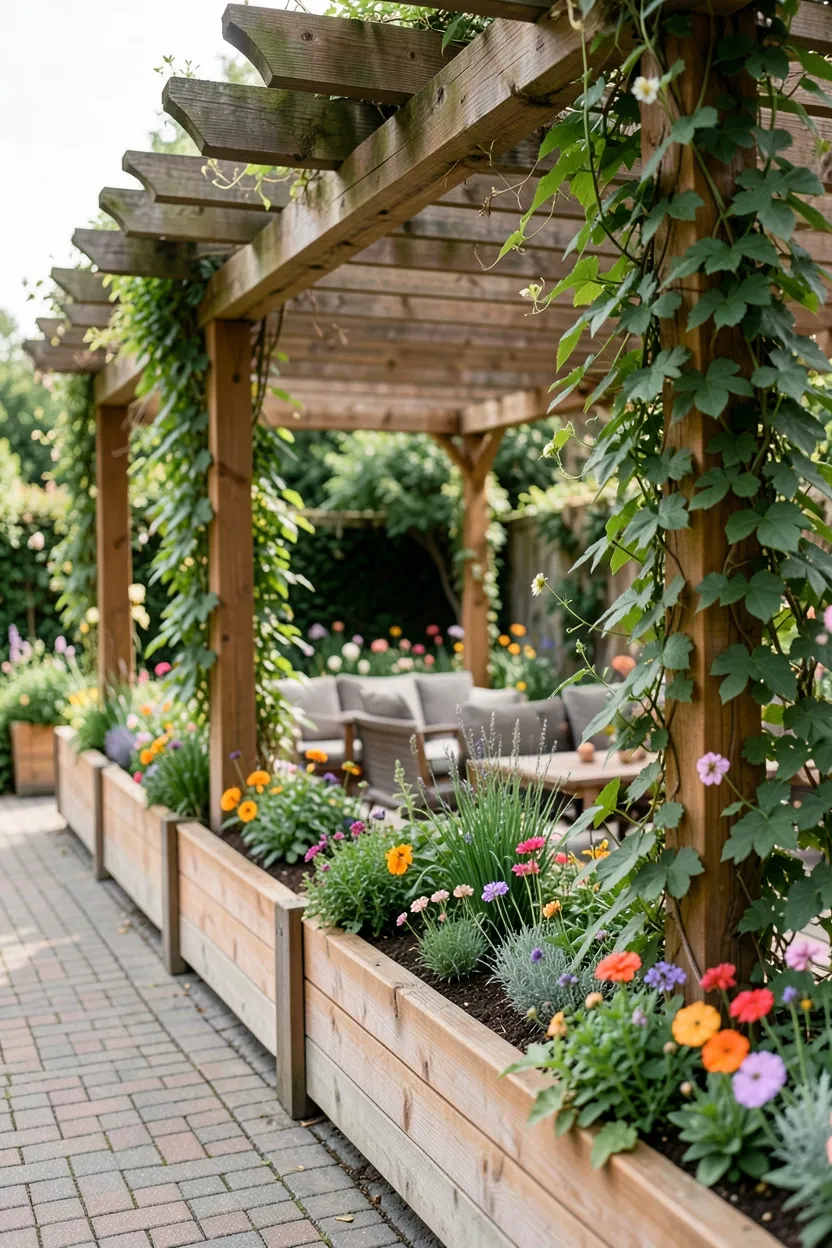 Wrought Iron Pergola