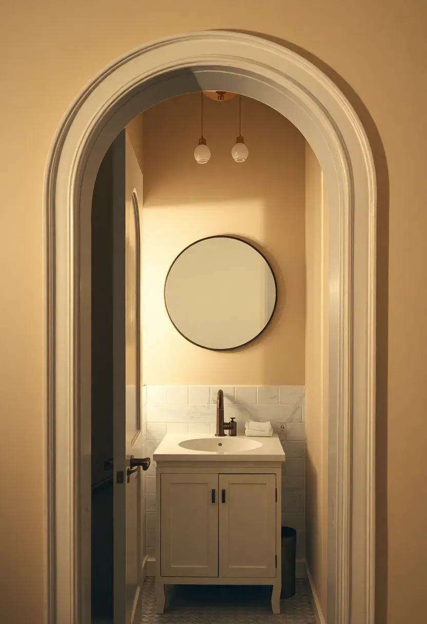 Arched doorway for architectural charm