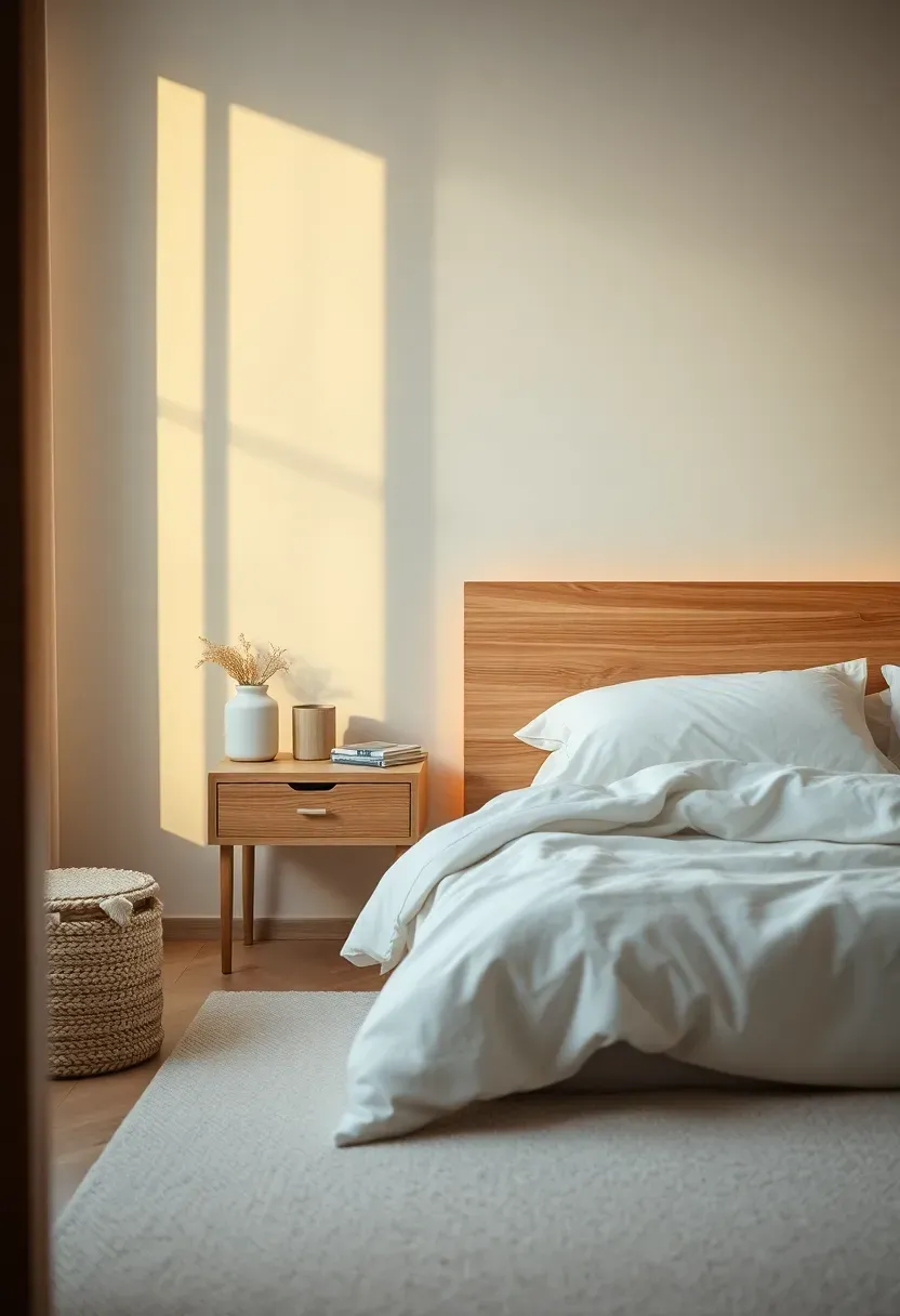 Warm minimal lighting layered at 2700K