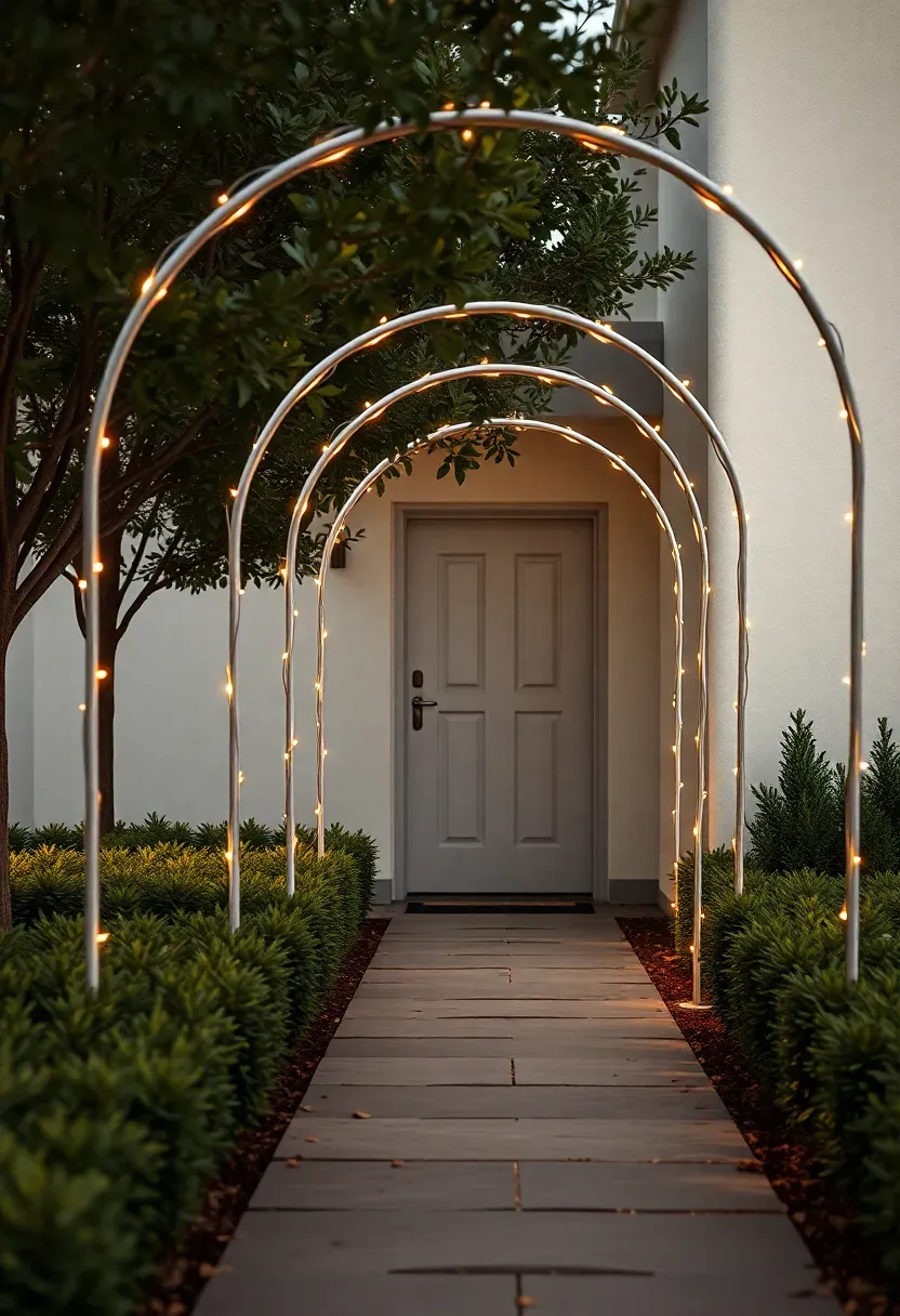 Minimal arch pathway tunnel