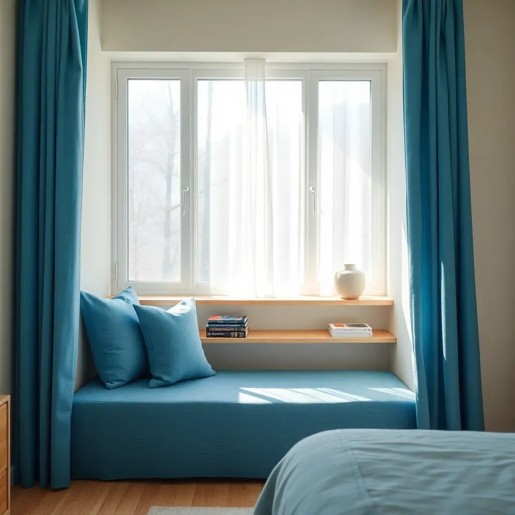 Cerulean Window Nook Reading Corner
