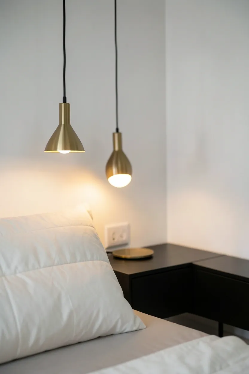 Pendant Lights Instead of Table Lamps