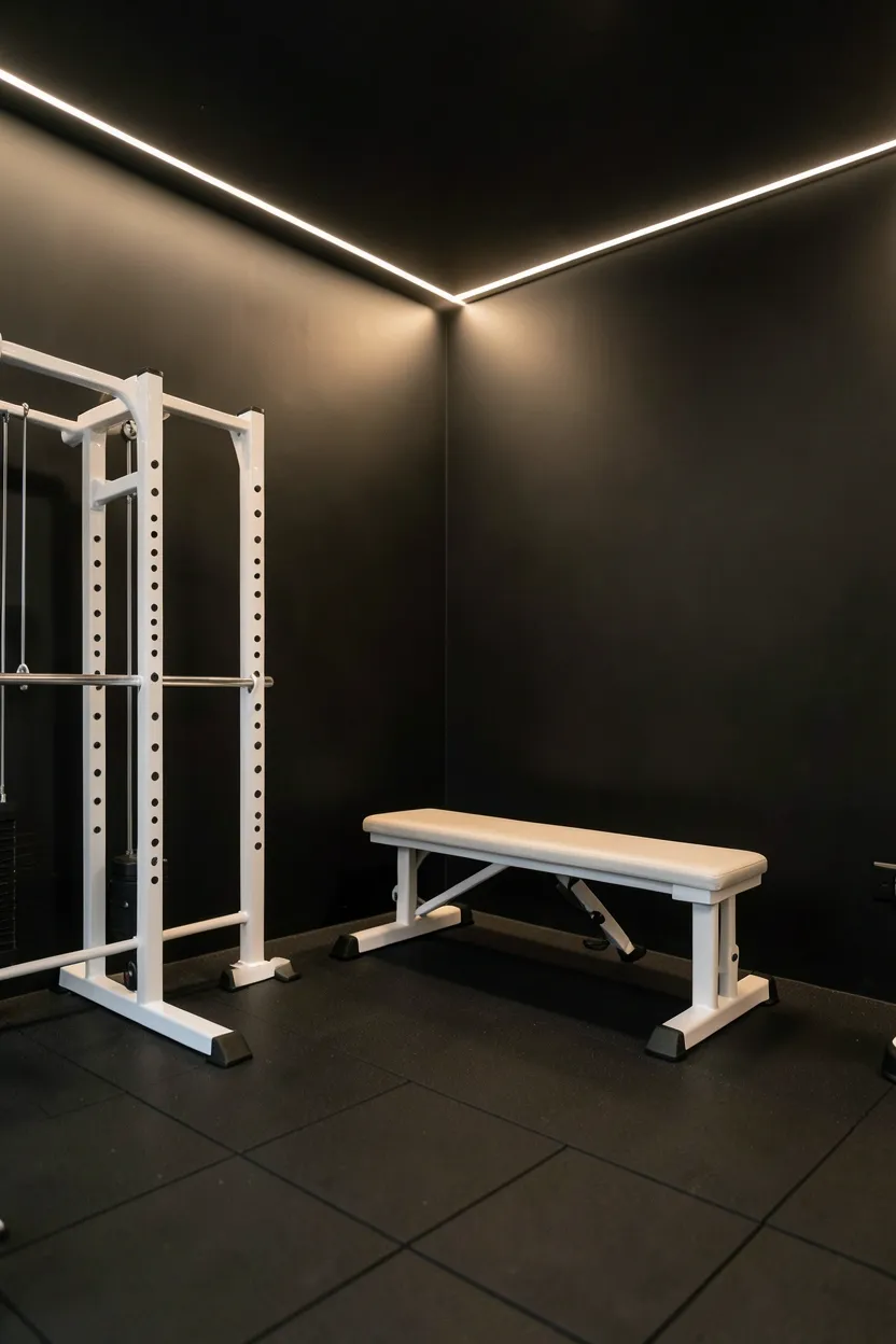 17 Dark Home Gym Decor Ideas for a Sleek Workout Space