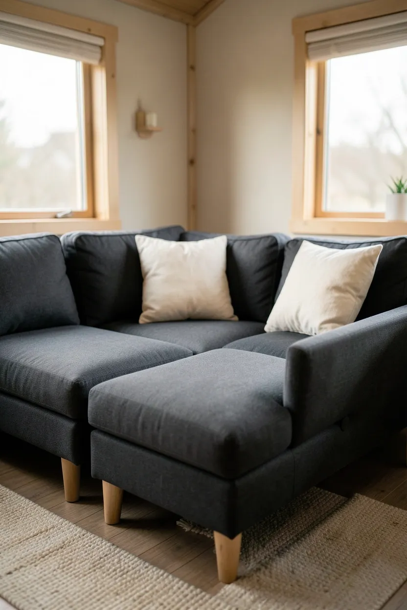 Compact Sectional with Chaise