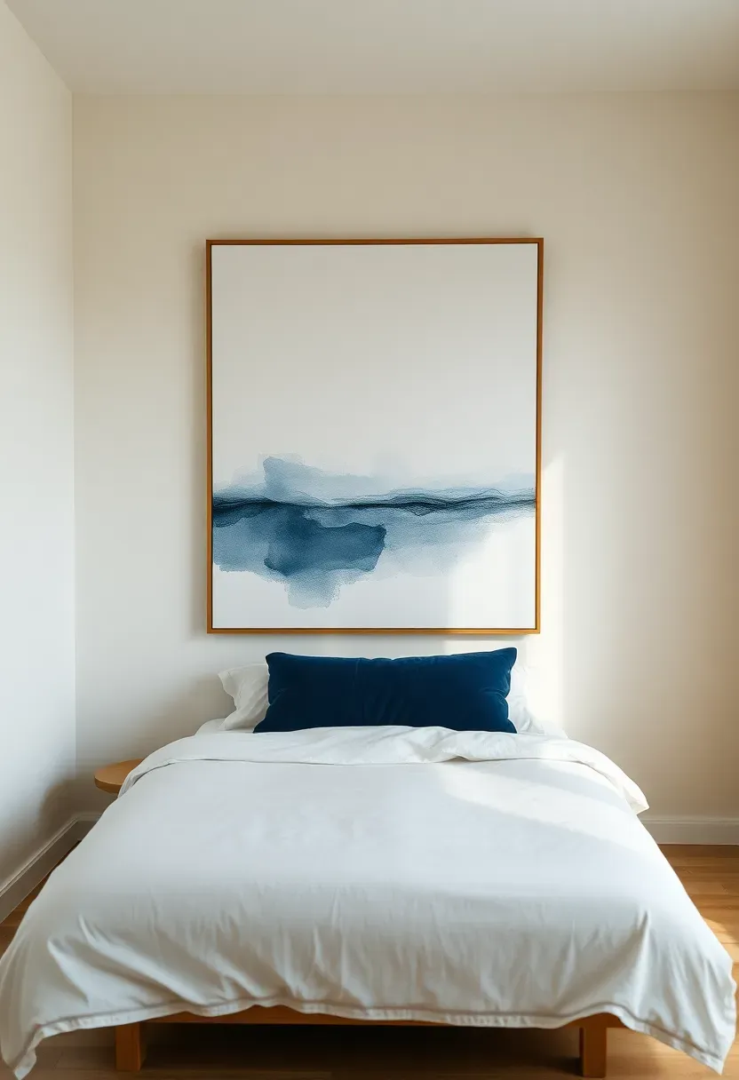 Single Statement Wall Art Instead of Gallery Clutter