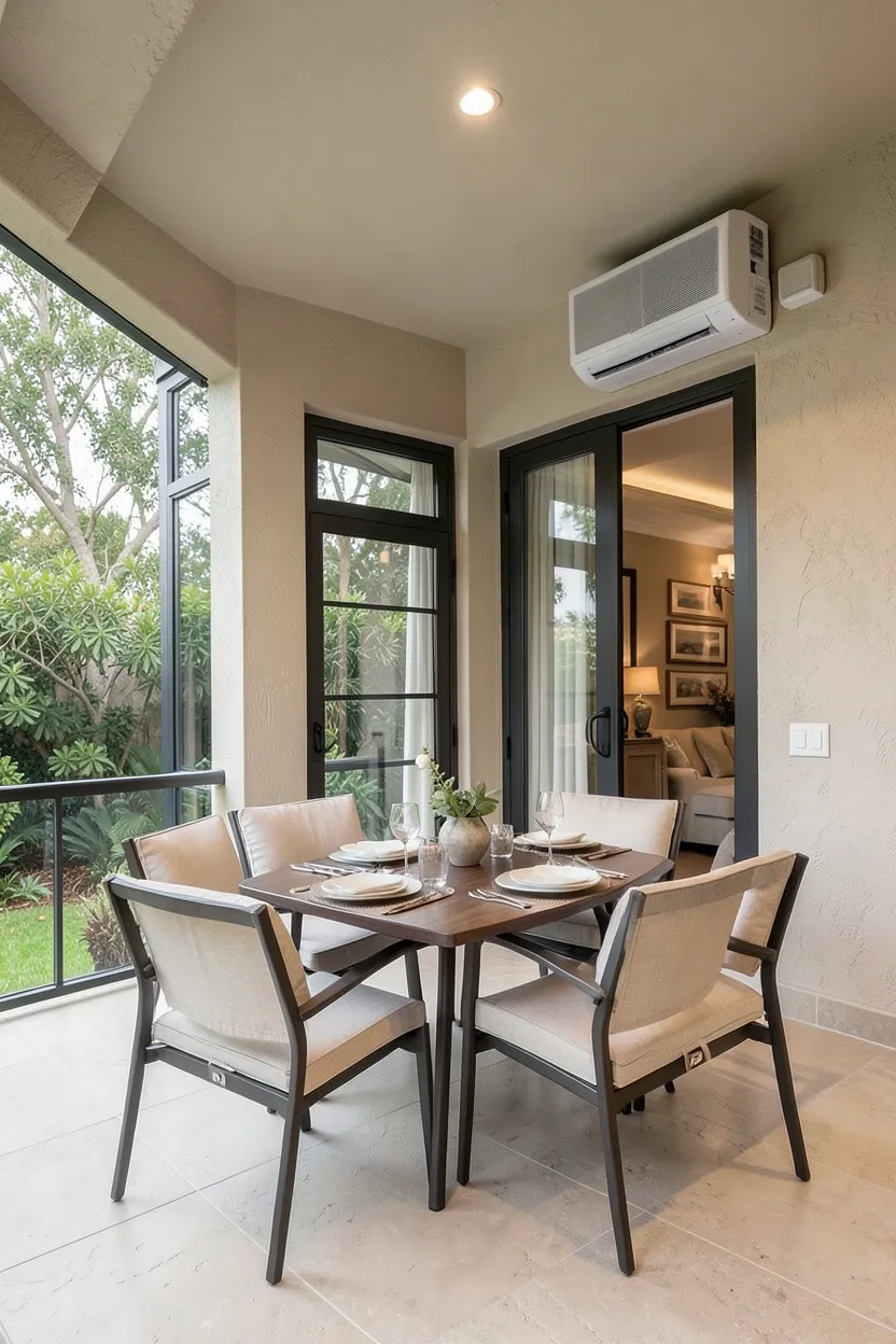 Enclosed Veranda with Heating and Air Conditioning