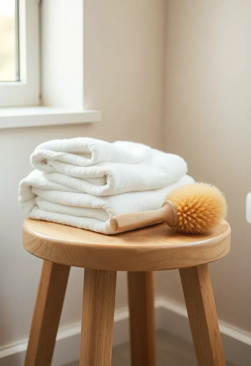 Warm wood stool perch