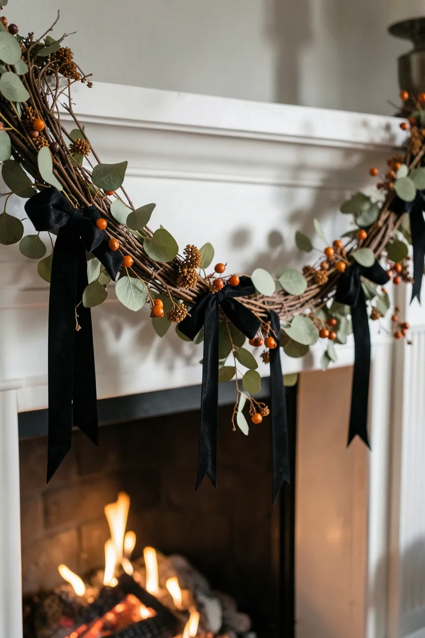 14. Chic Halloween Garland