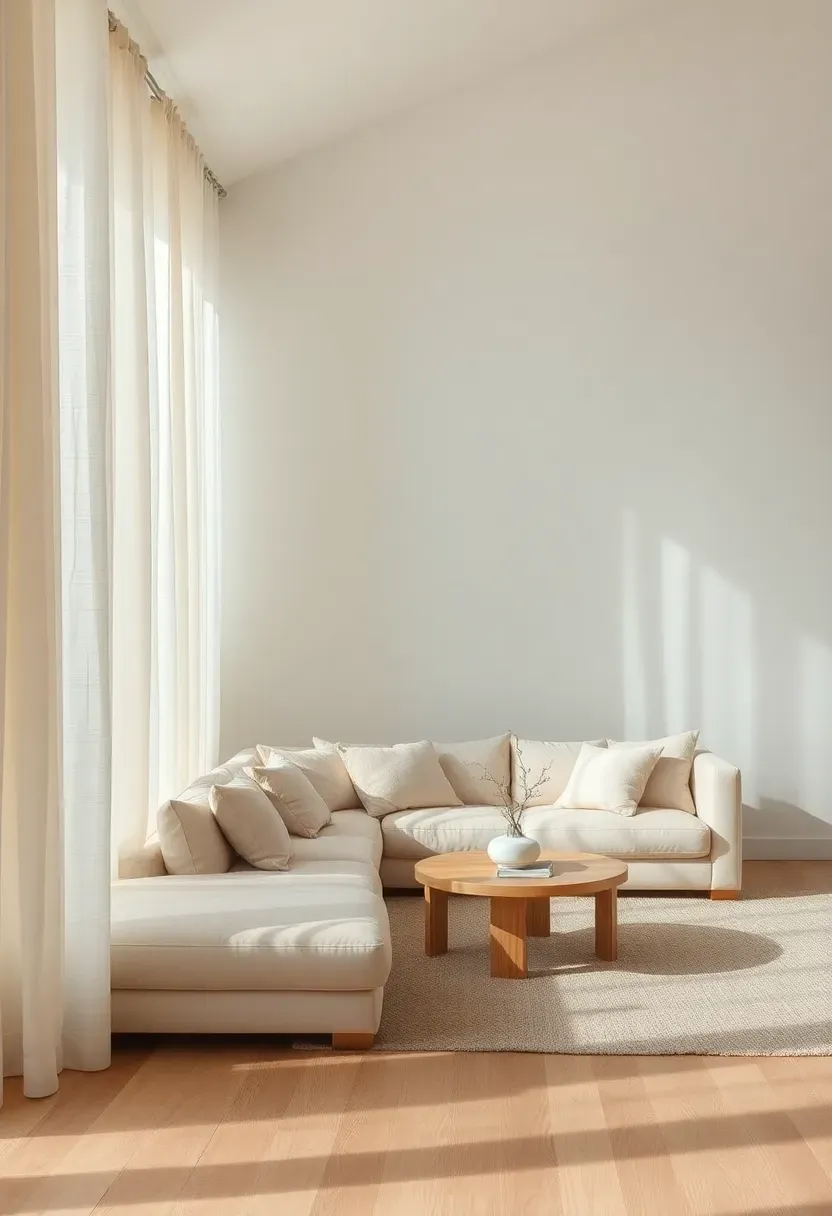 Floor-to-Ceiling Drapes as a Soft Frame